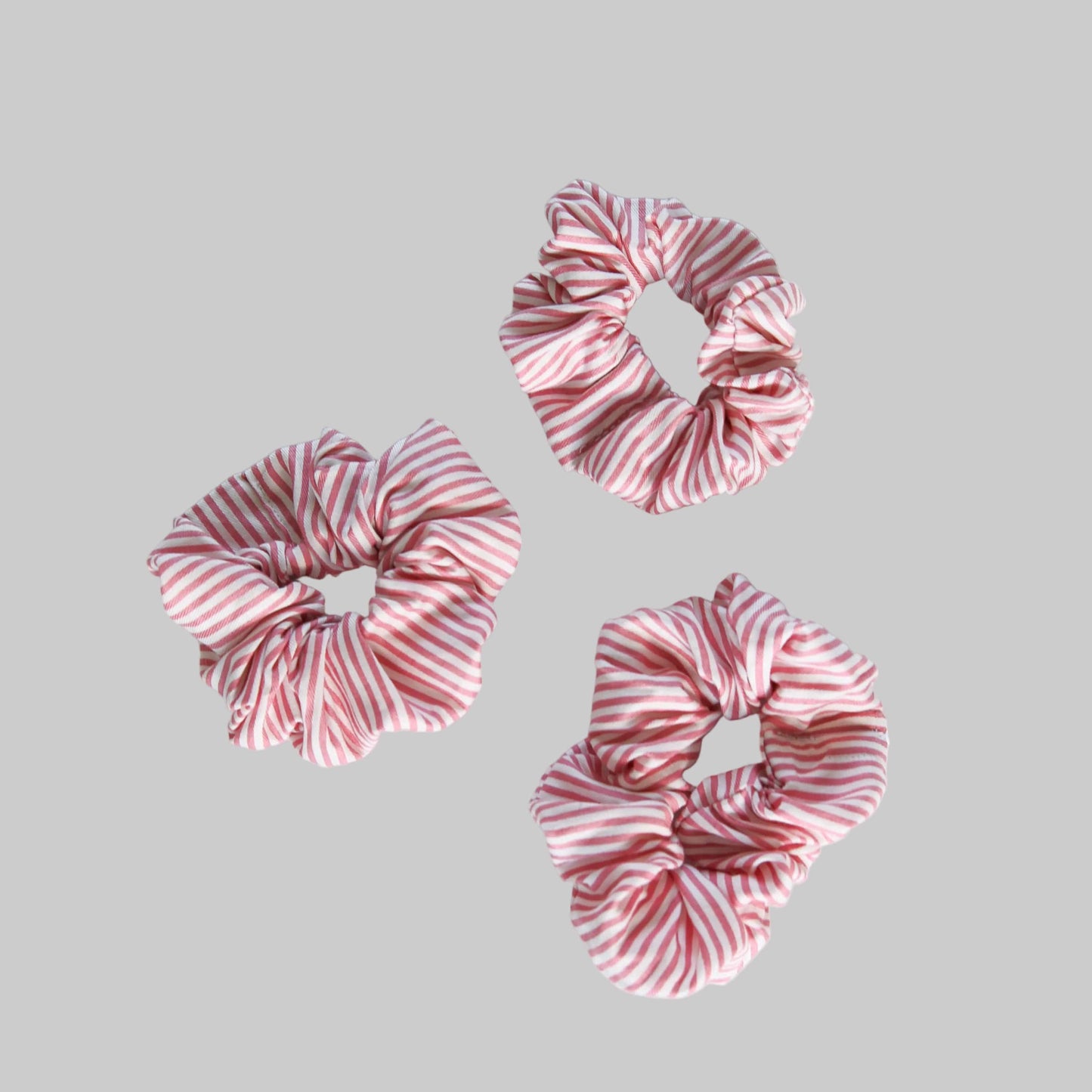 Pink Pinstripe Scrunchie
