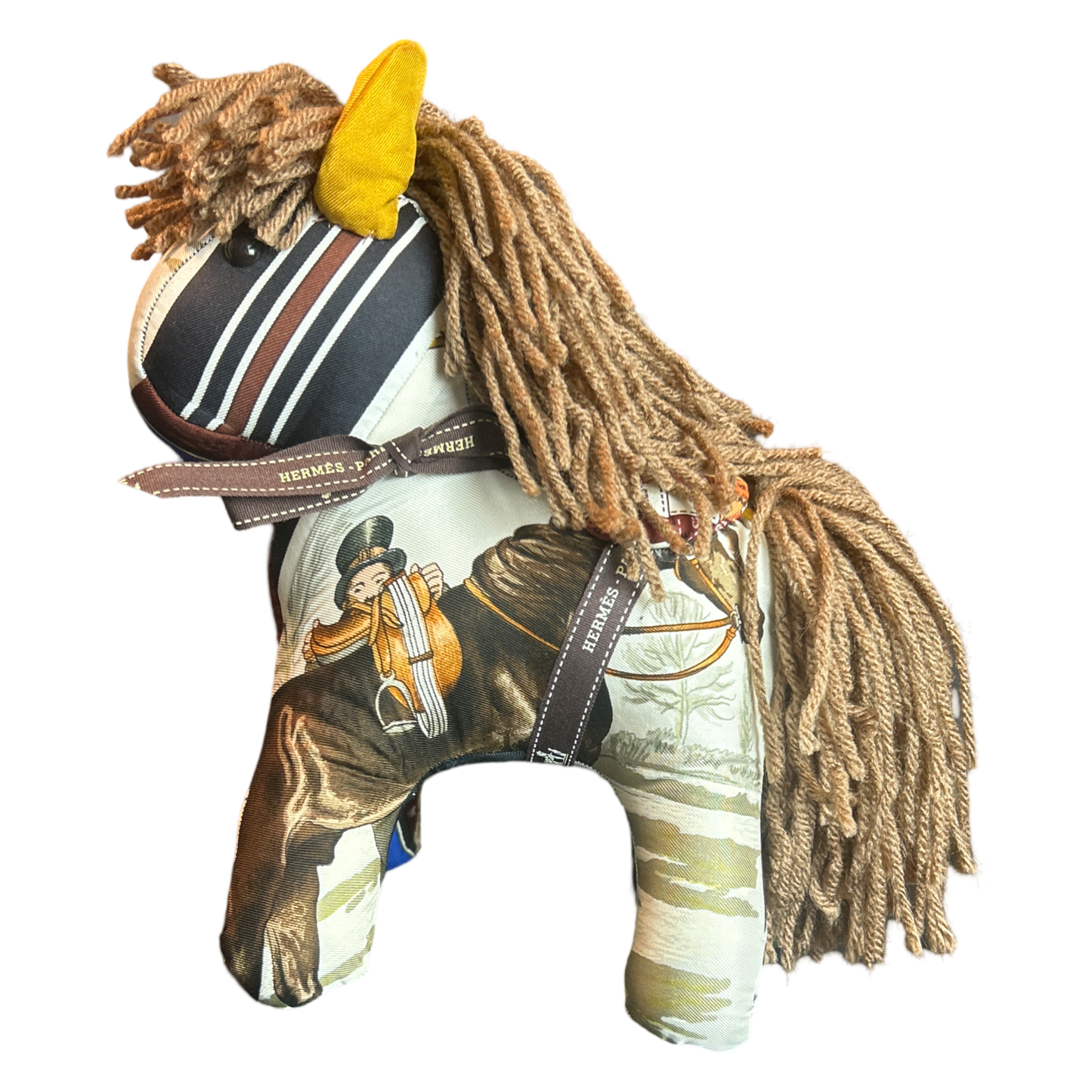 Vintage Silk Scarf Patchwork Pony