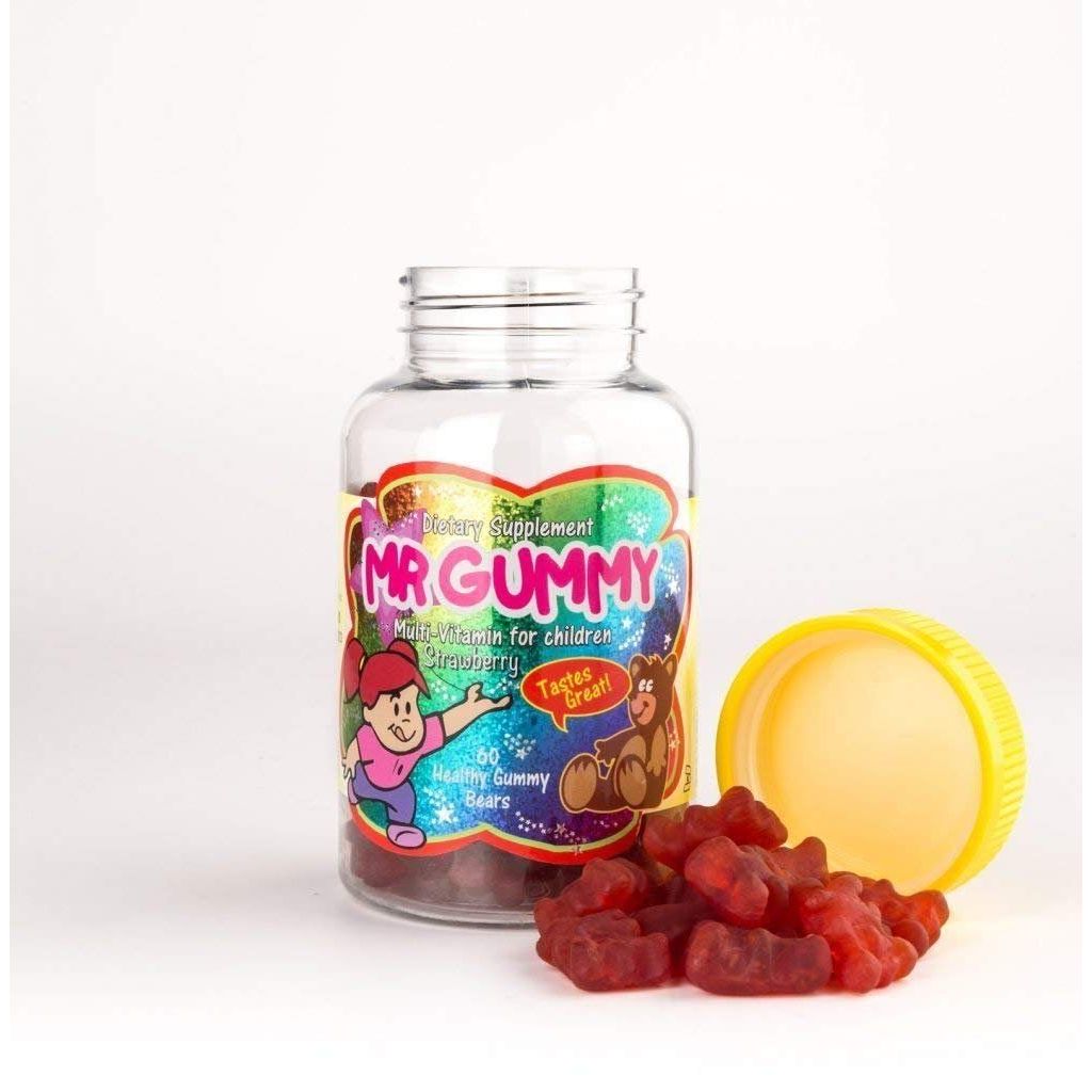 Mr. Gummy Vitamins Childrens Multivitamin Gummies Strawberry Flavored