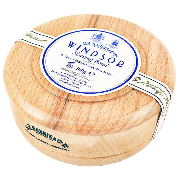 D. R. Harris & Co Windsor Shaving soap in Beech Bowl 100g
