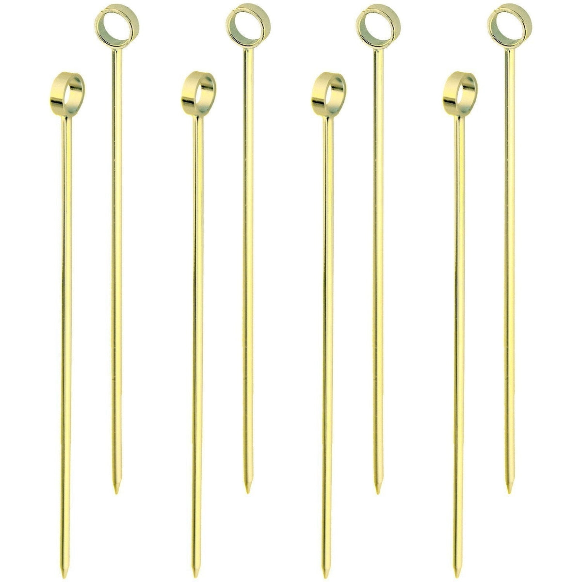 8-Pack Professional XL-Cocktail Picks (Gold in Gift Box)