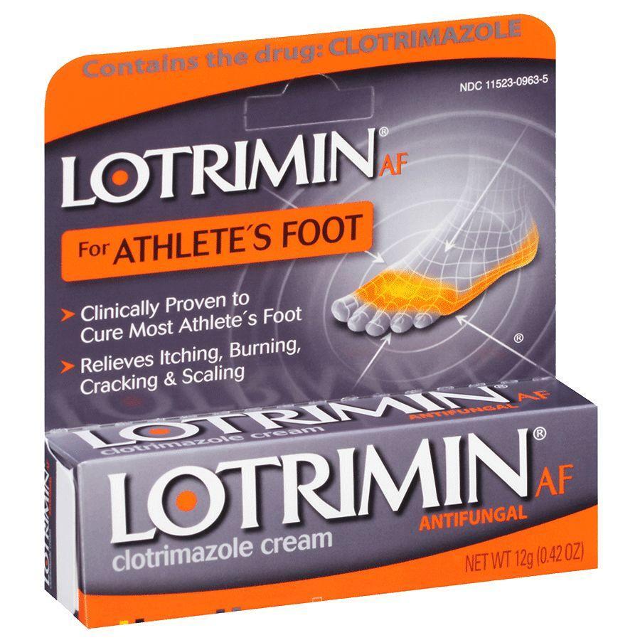 Lotrimin AF Antifungal, For Athlete's Foot, Cream