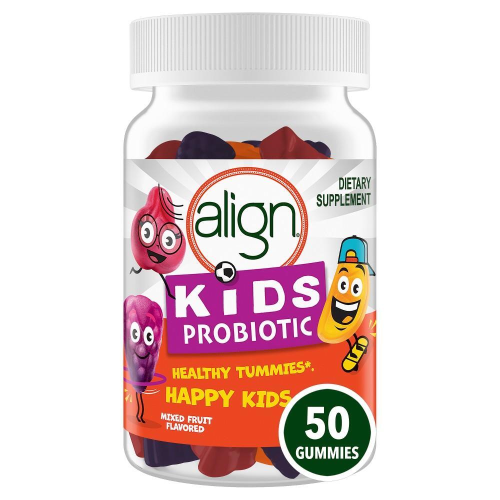 Align Kids Probiotic Digestive Health Mixed Fruit Flavor Gummies