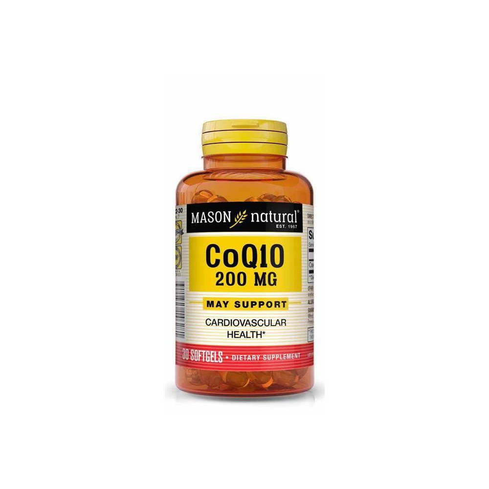 Mason Natural Co Q-10 200 Mg Softgels
