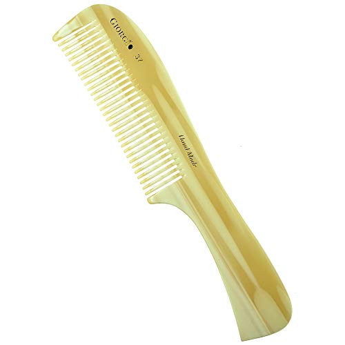 Giorgio 7.75 Handmade Wide Tooth Detangling Comb With Handle