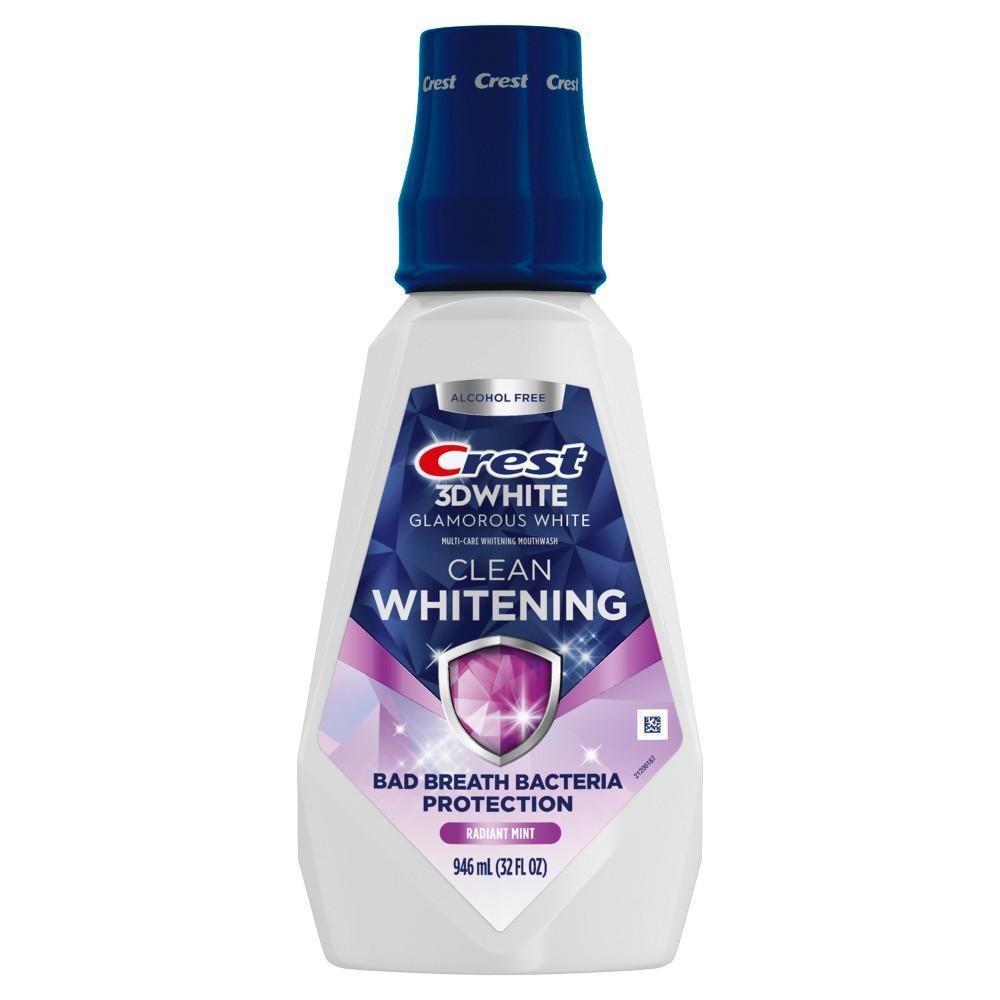 Crest Arctic Mint 3DWhite Glamorous White Alcohol Free Multi-Care Whitening Mouthwash