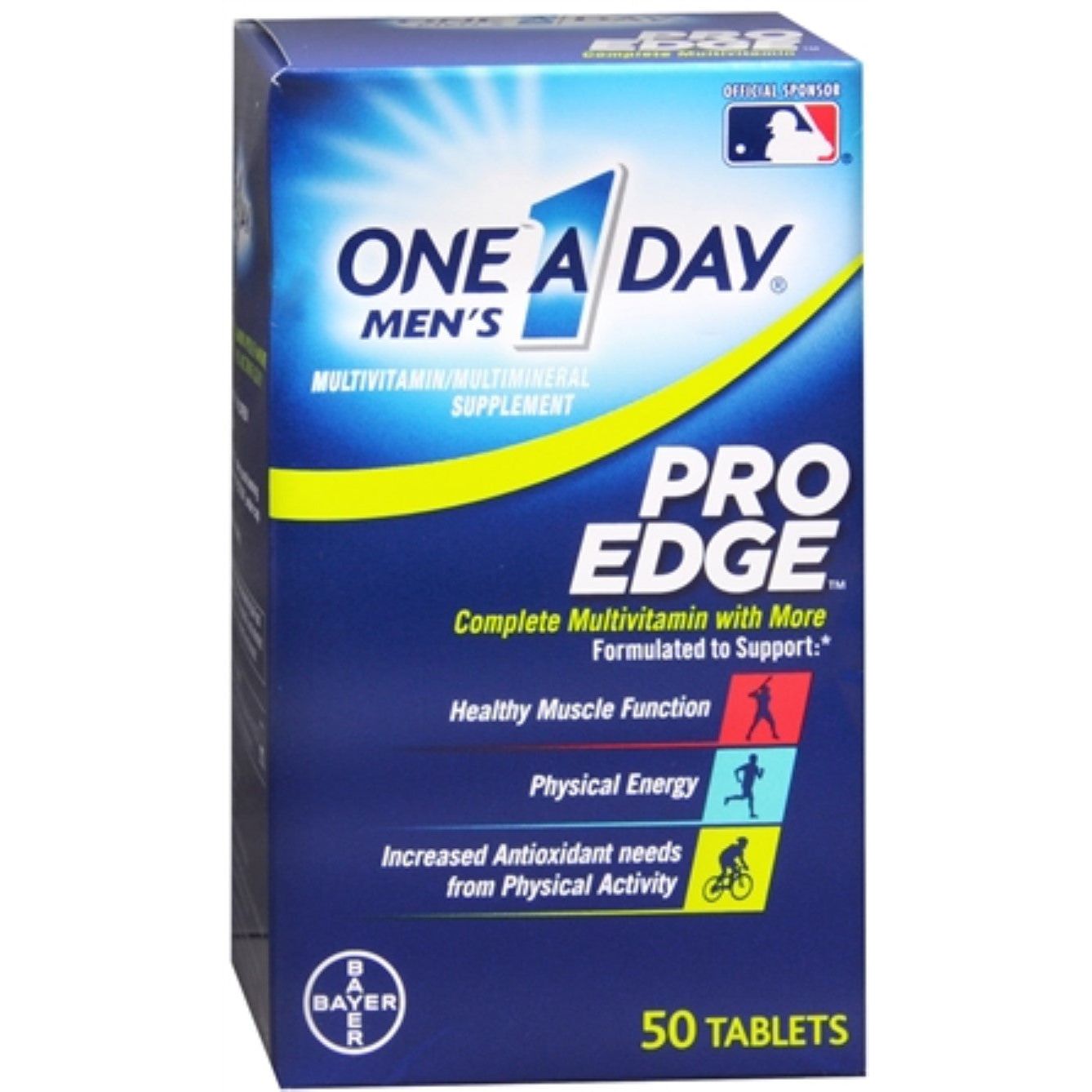 One A Day Pro Edge Complete Multivitamin Tablets For Men