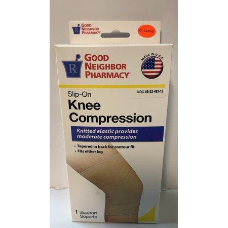 Good Neighbor Pharmacy GNP Knee Compression Elastic Beige, XL