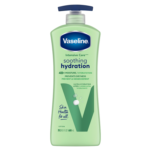 Vaseline Intensive Care Soothing Hydration Body Lotion, Aloe, 20.3 Oz