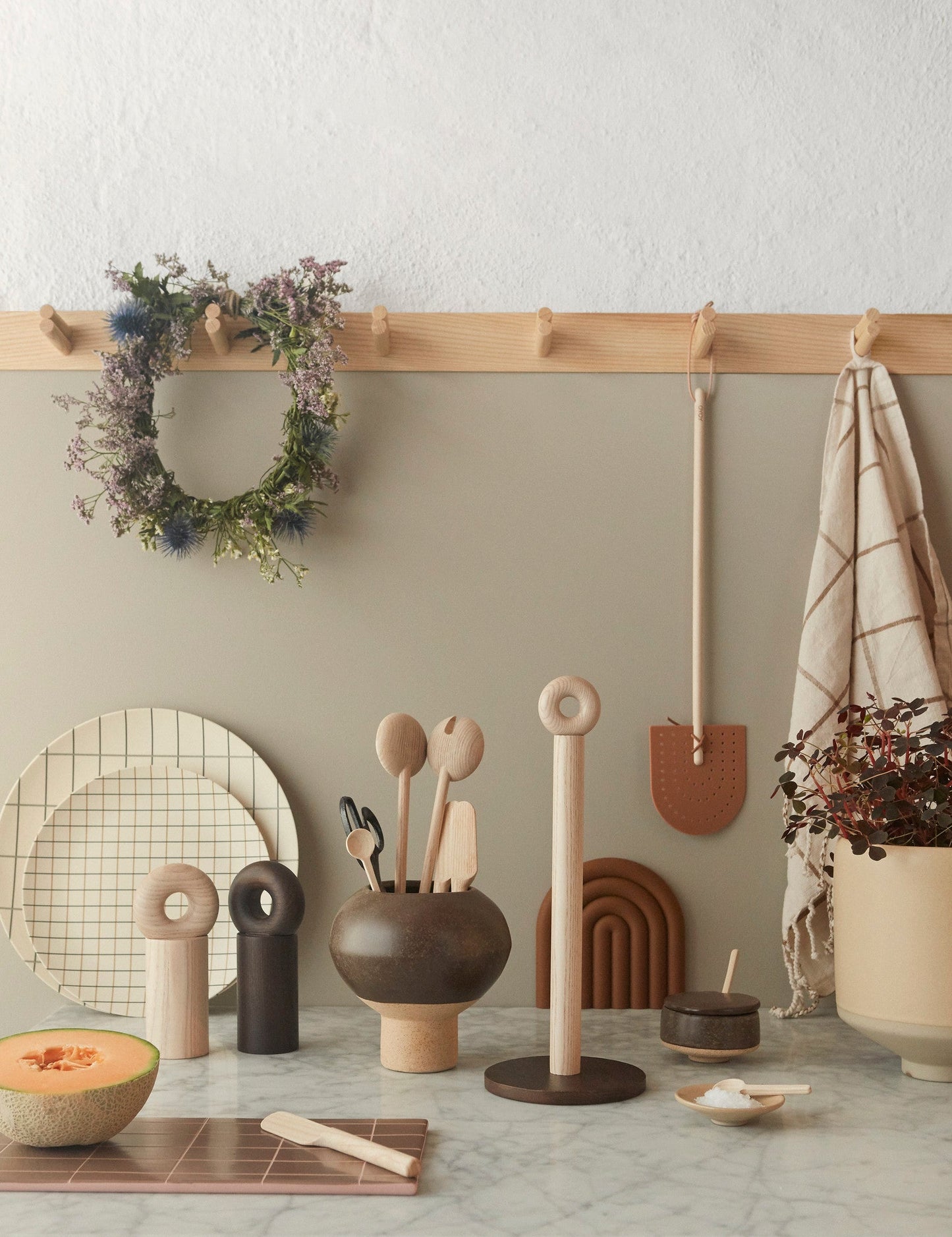 Rainbow Trivet - Caramel