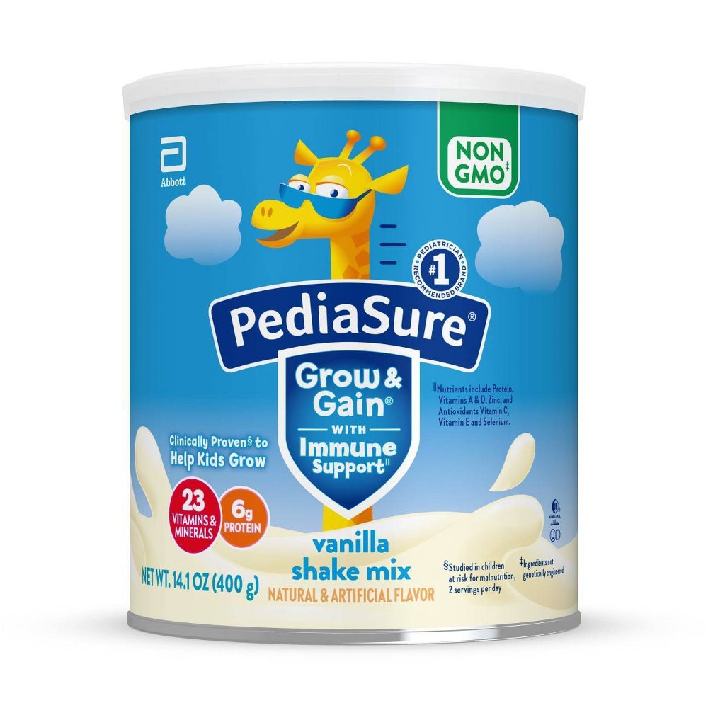 PediaSure Grow & Grain Vanilla Shake Mix 14.1 Oz