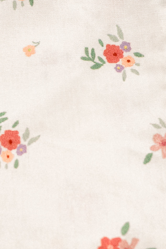 Vintage-Inspired Floral Pouch- Matin au Jardin - Osadia Concept Store