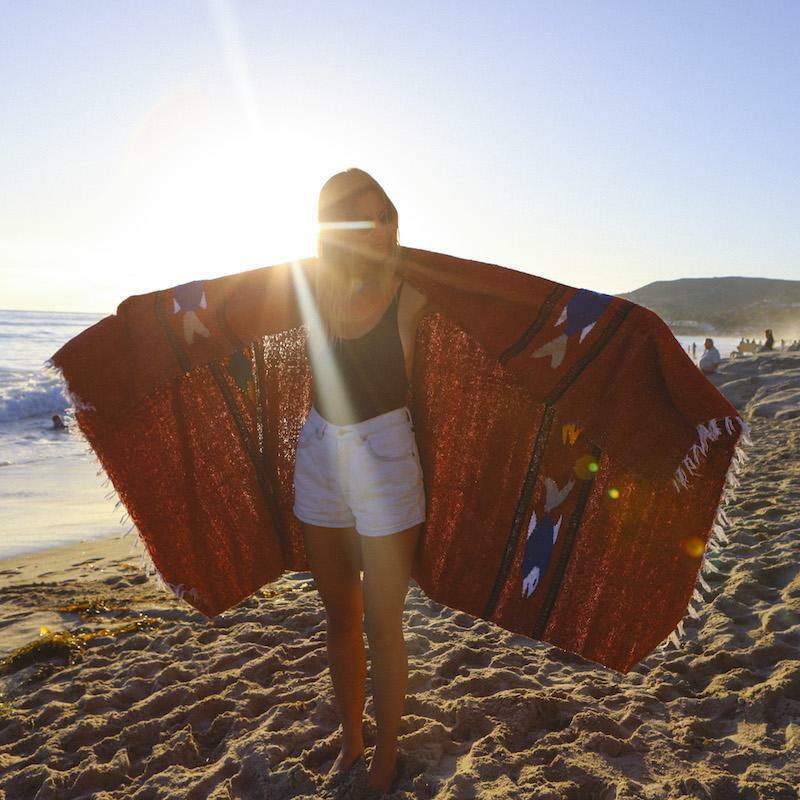 Red Earth Baja Fish Yoga Blanket - Osadia Concept Store