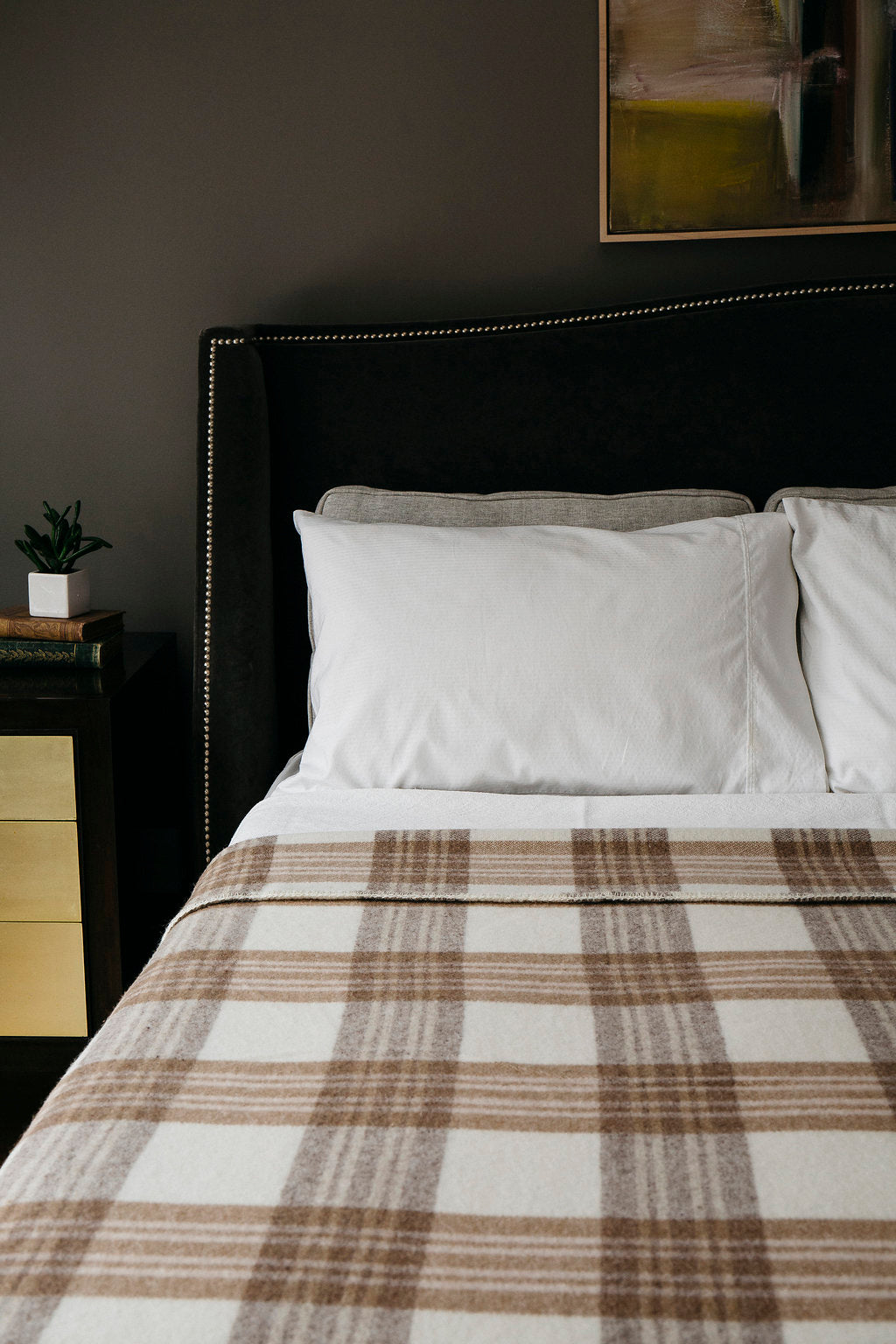 Plaid Merino Wool Blankets