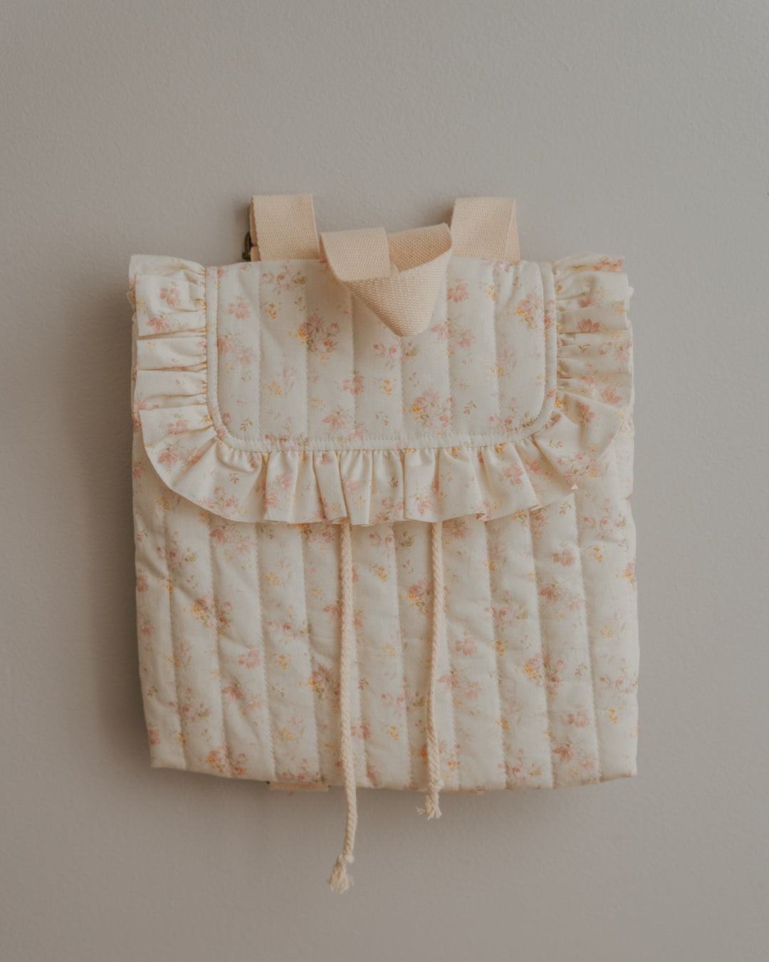 The Eloise Ruffle Backpack- Spring Petals