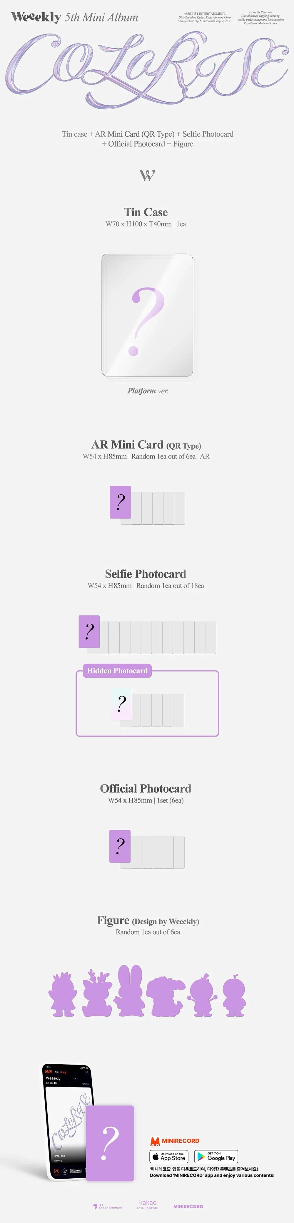 Weeekly 5th Mini Album - Colorise