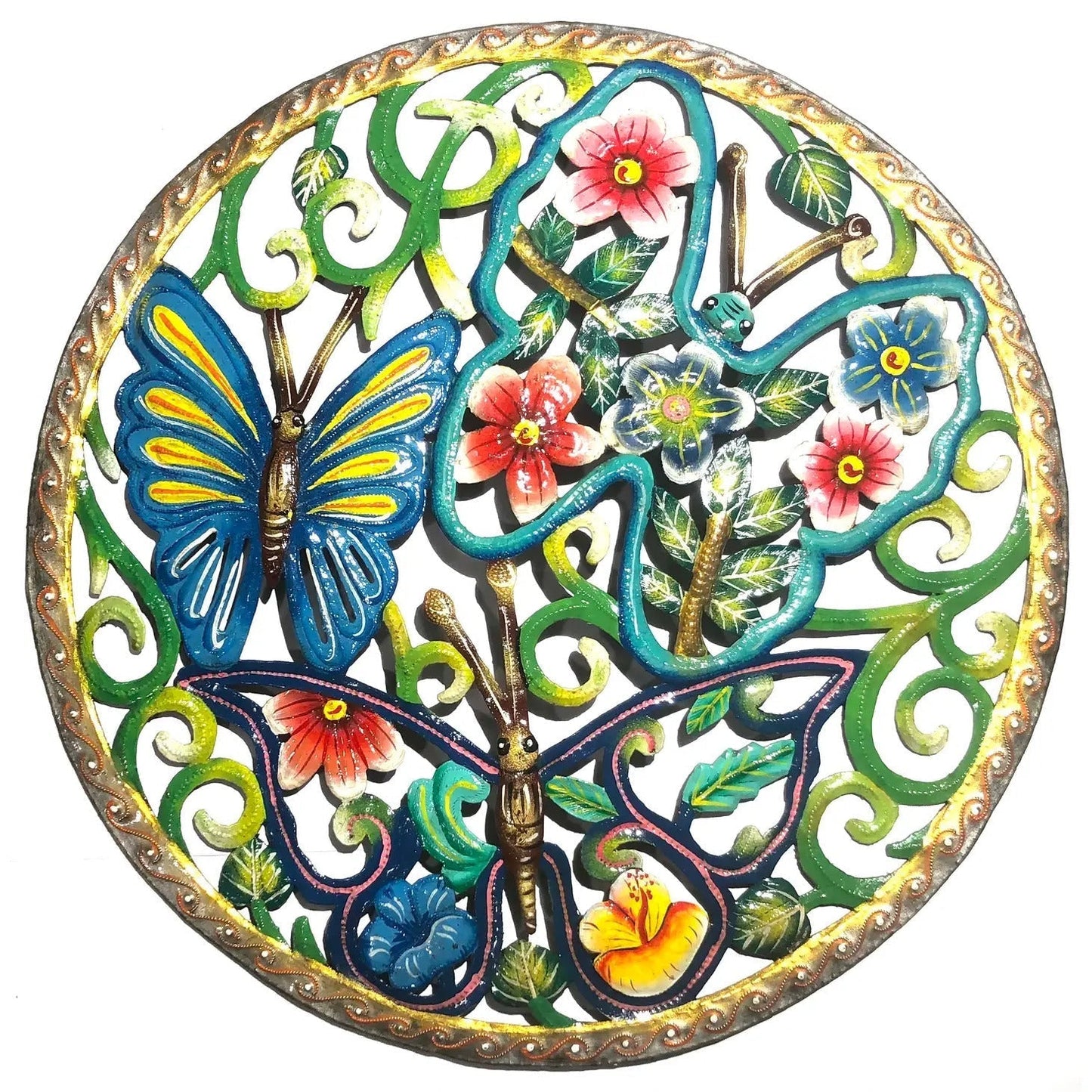 Painted Fluttering in the Garden