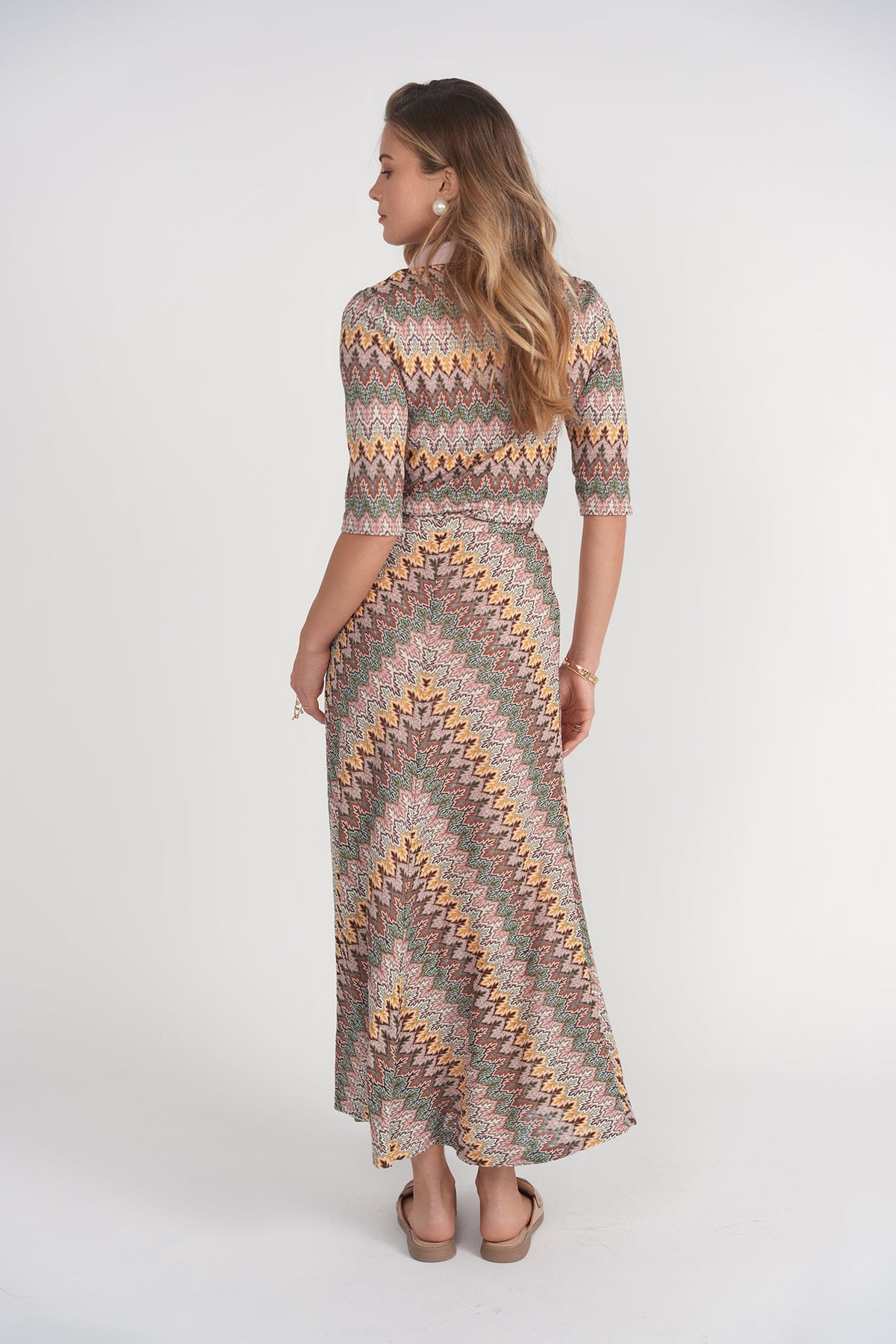 Crochet Maxi Skirt- Chevron