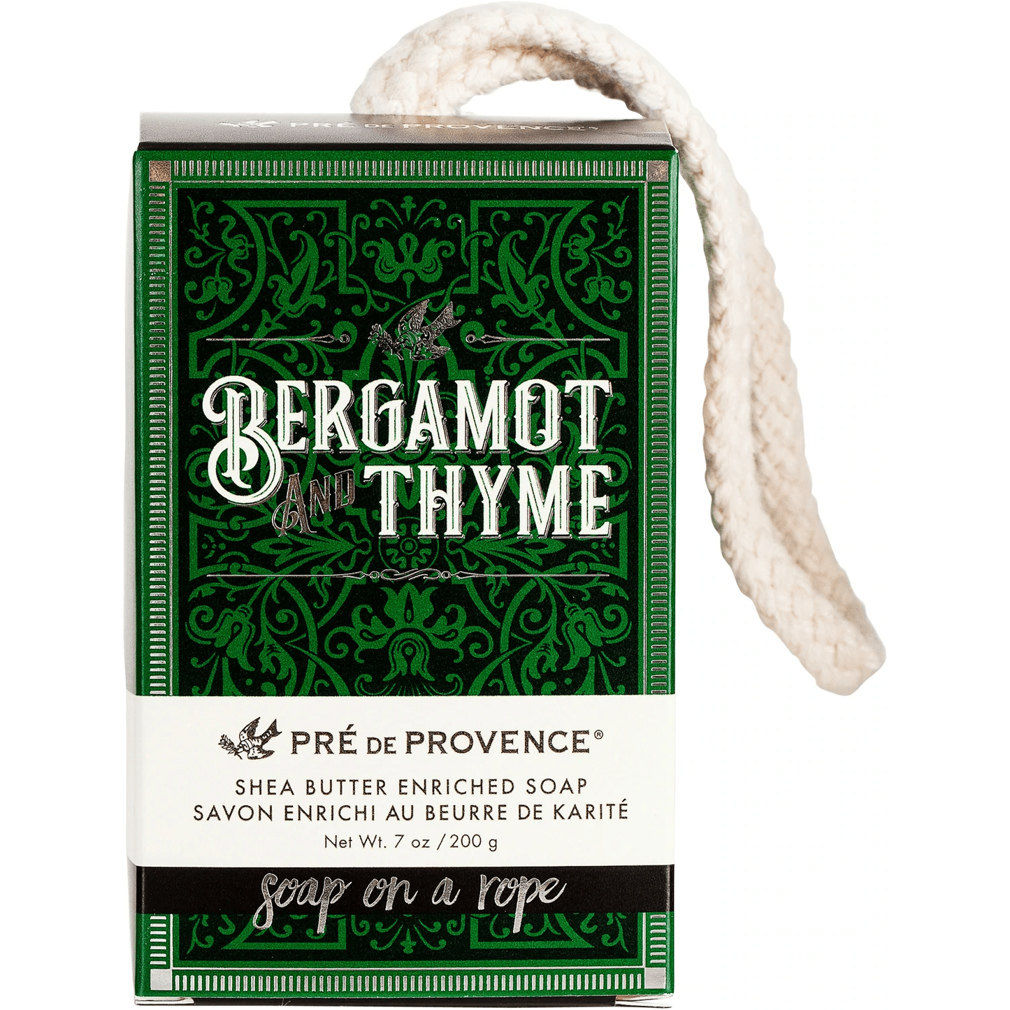 Pre De Provence Soap On A Rope Bergamot Thyme 7 oz