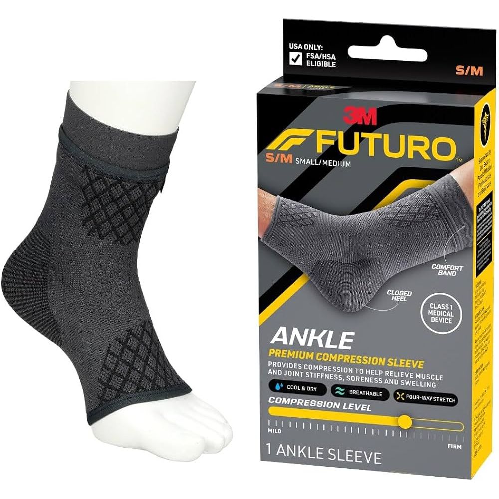 FUTURO Premium Compression Ankle Sleeve S/M