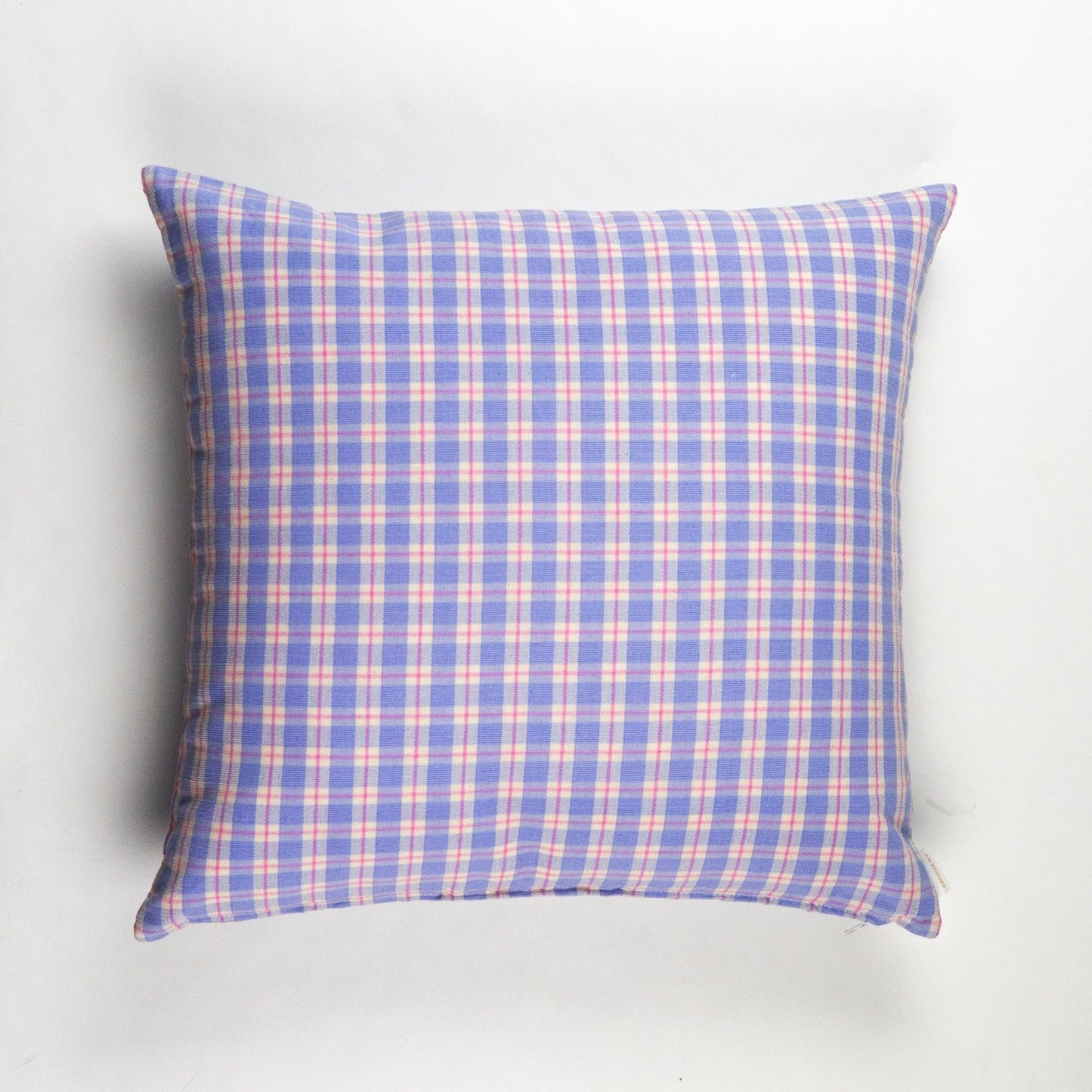 Archive NY Sofia Plaid Square Pillow in Periwinkle