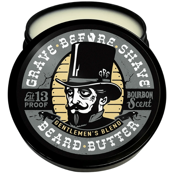 Grave Before Shave Gentlemen's Blend Beard Balm Bourbon Scent 2 Oz
