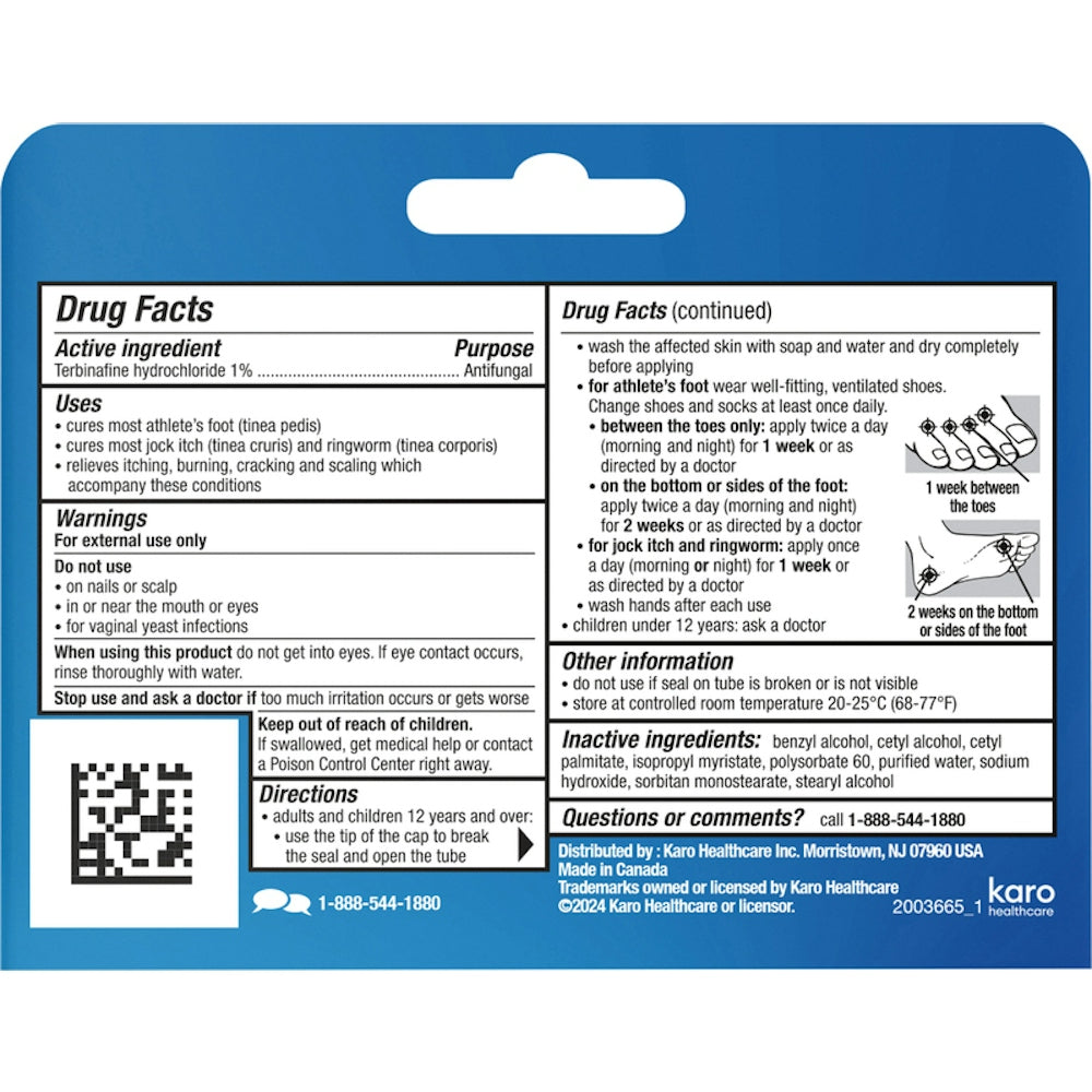 Lamisil AT Full Prescription Strength Antifungal Cream For Athletes Foot, 1