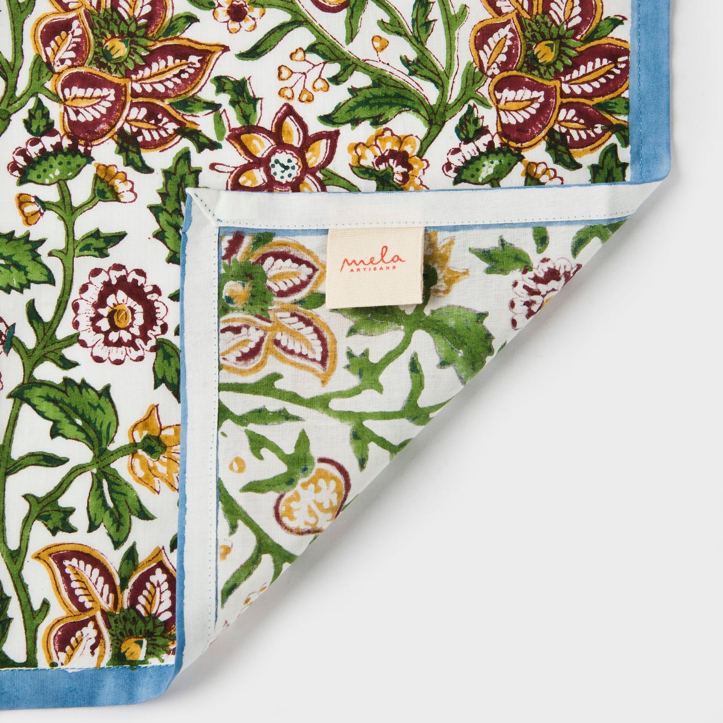 Florin Hand Block Printed Napkins Set of 4
