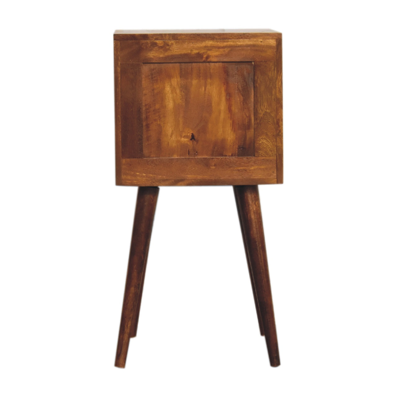 Solid Wood Mini Cube Nightstand