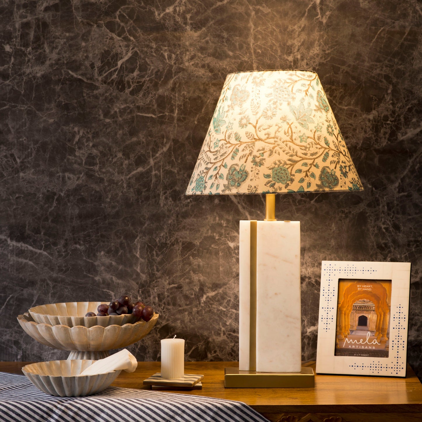 Sculpta Marble Lamp Stand