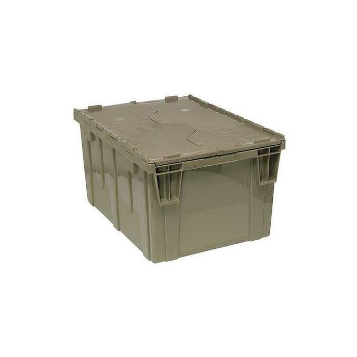 Quantum Storage Systems 18.25 Gal. Attached Top Container In Gray