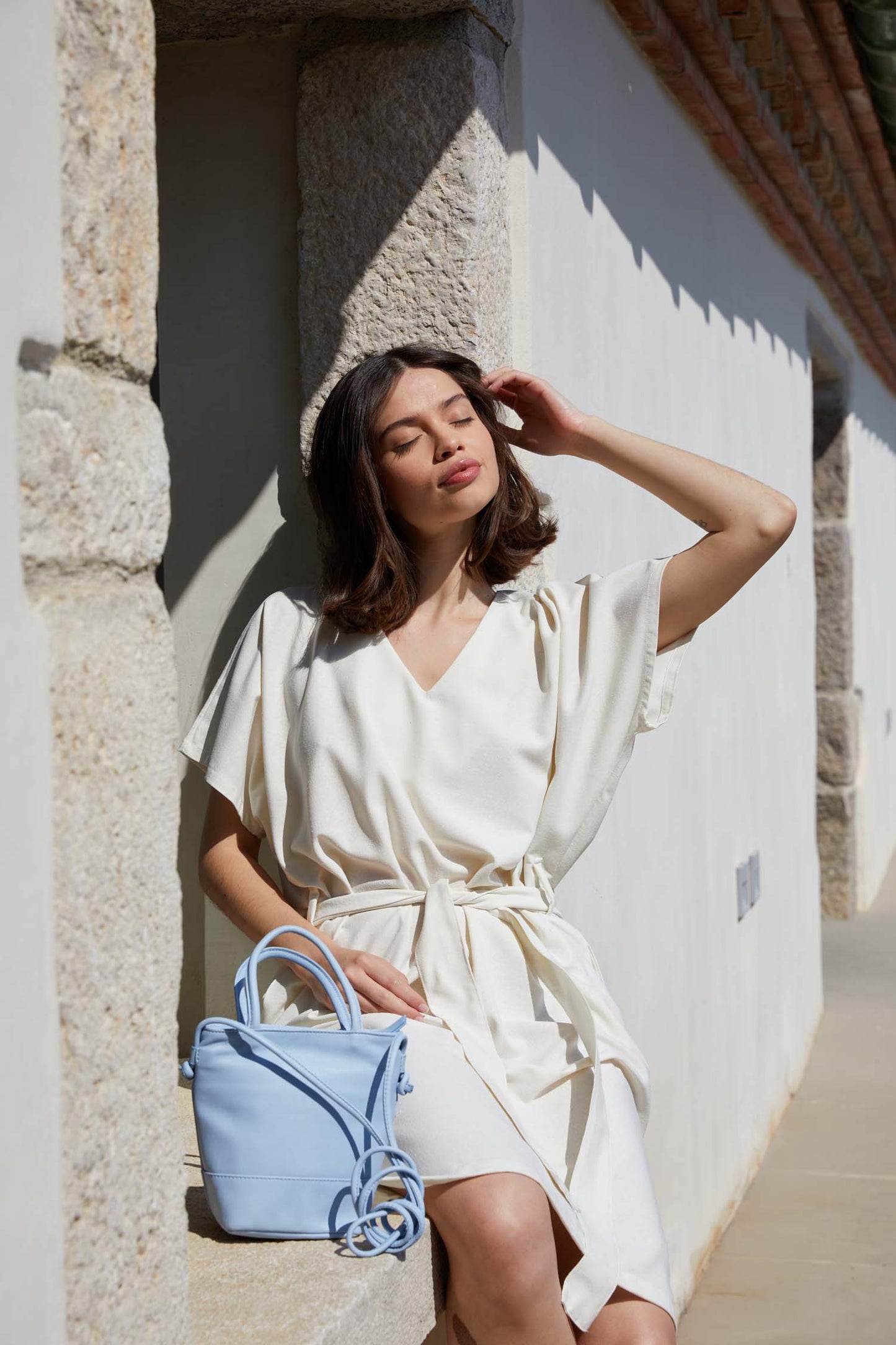 Raw Silk Caftan