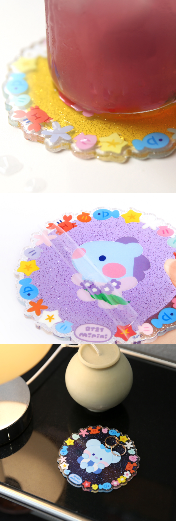 BT21 Acrylic Coaster Summer Sky - Osadia Concept Store