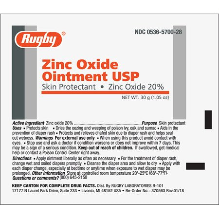 Zinc Oxide Ointment 20% Rugby