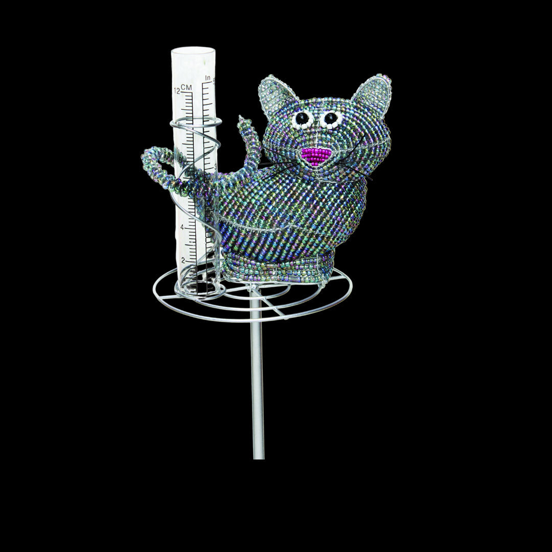 Rain Gauge Cat (Set of 2)