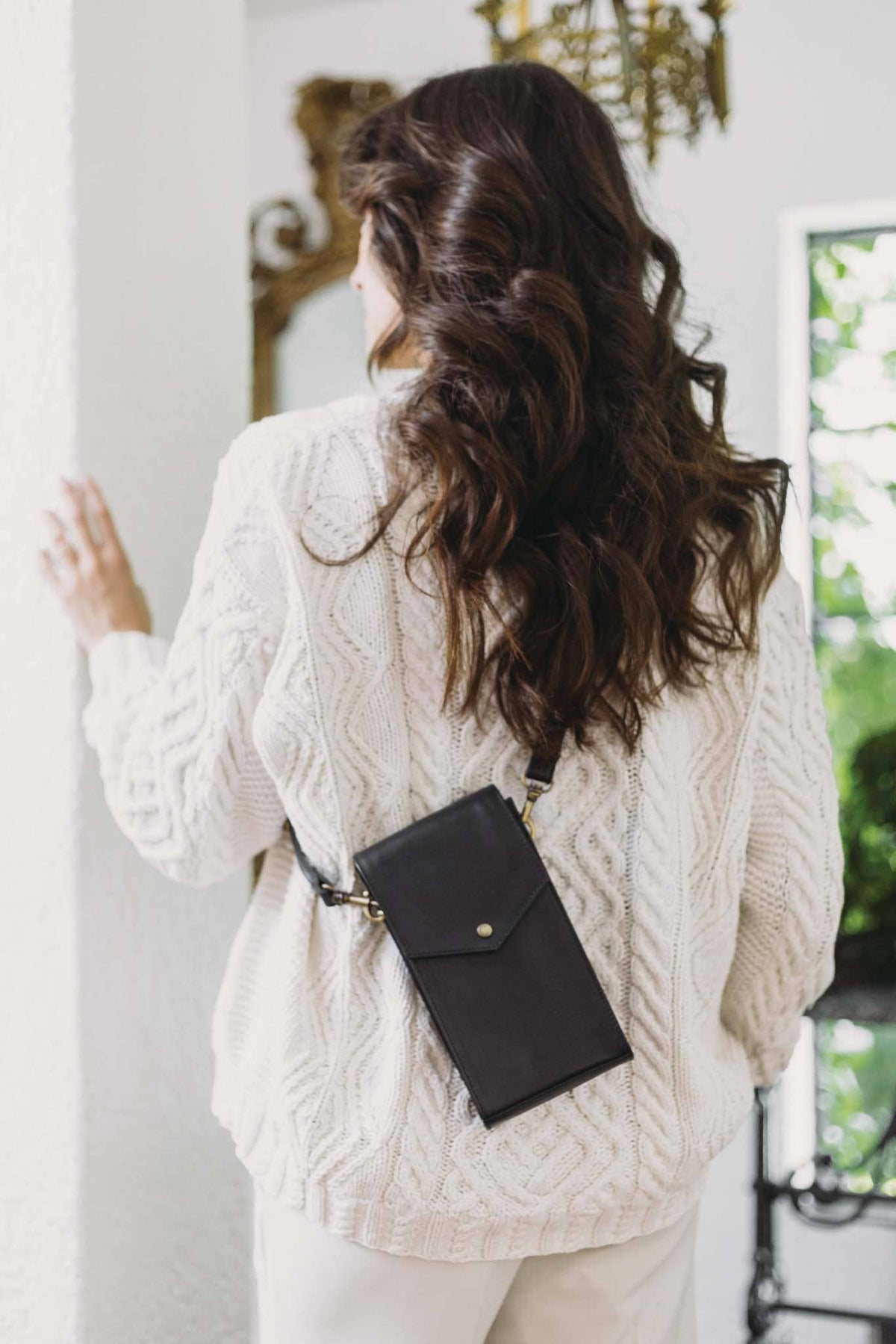 Euro Phone Crossbody Bag Lip Balm