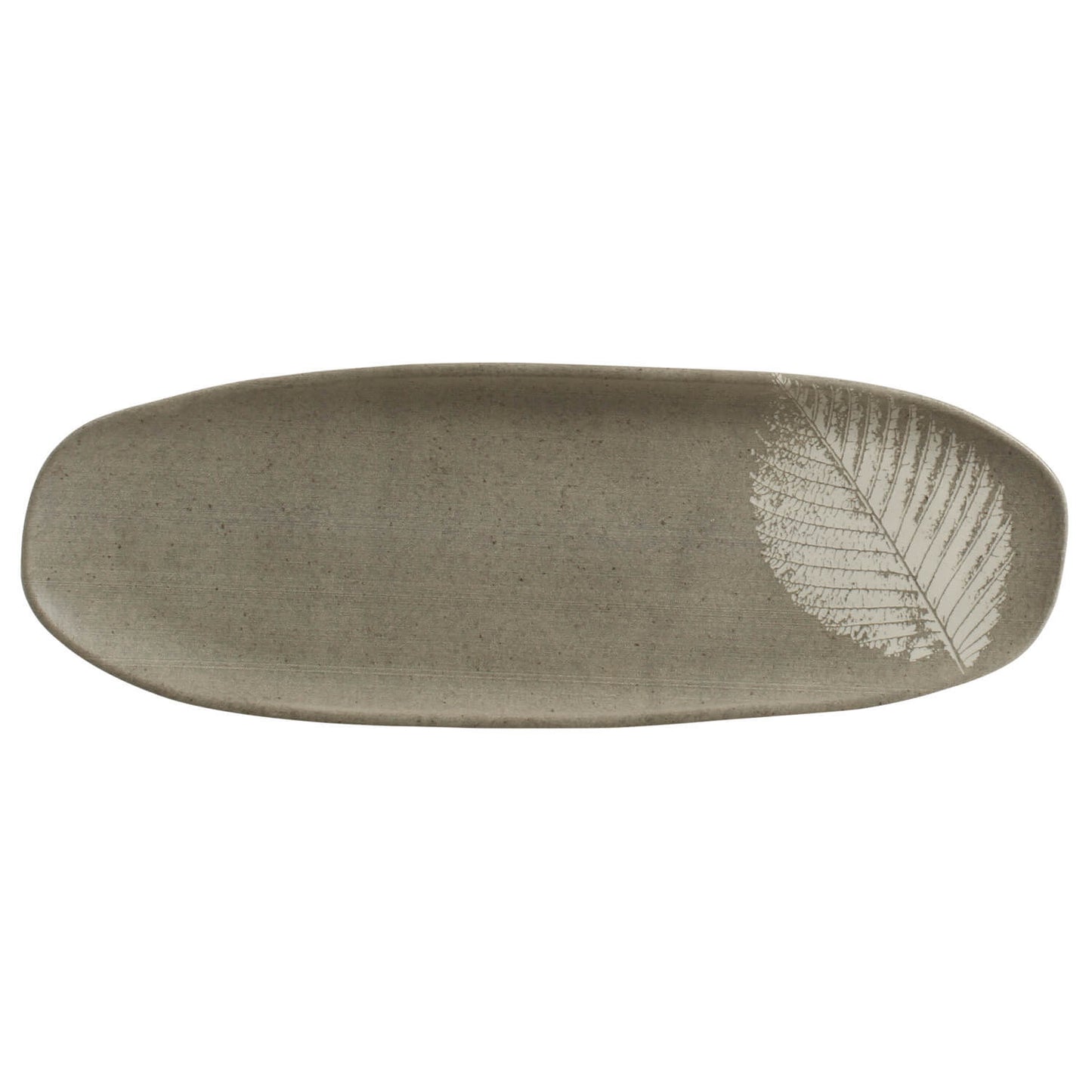 Shallow Organic Oval Platter Large Set of 4