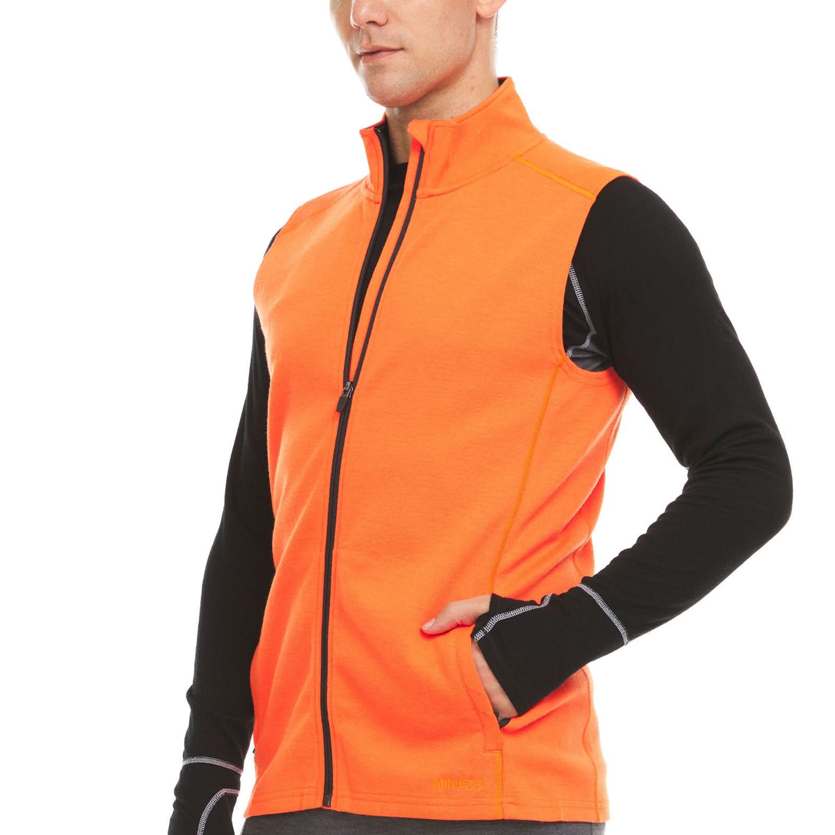 Heavyweight Men's Wool Vest - 100% Merino Wool