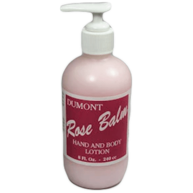 Dumont Rose Balm Hand and Body Lotion Pump 8 Oz