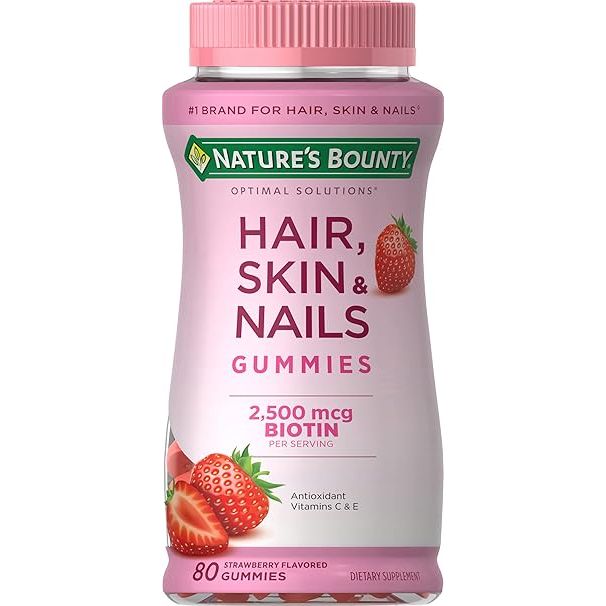 LEADER(TM) HAIR, SKIN, NAILS GUMMY 80 EA (COMPARE TO NATURE'S BOUNTY)