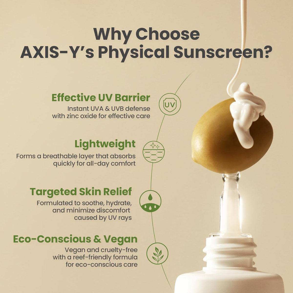 AXIS-Y Complete No-Stress Physical Sunscreen SPF50+ PA++++ - Osadia Concept Store