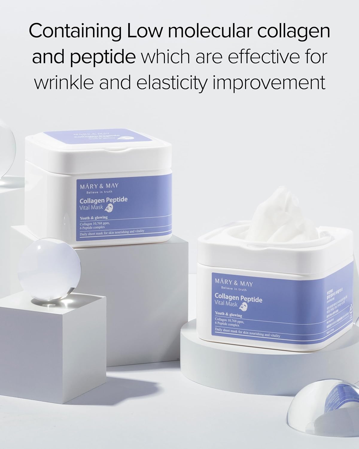 Mary & May Collagen Peptide Vital Mask - Osadia Concept Store