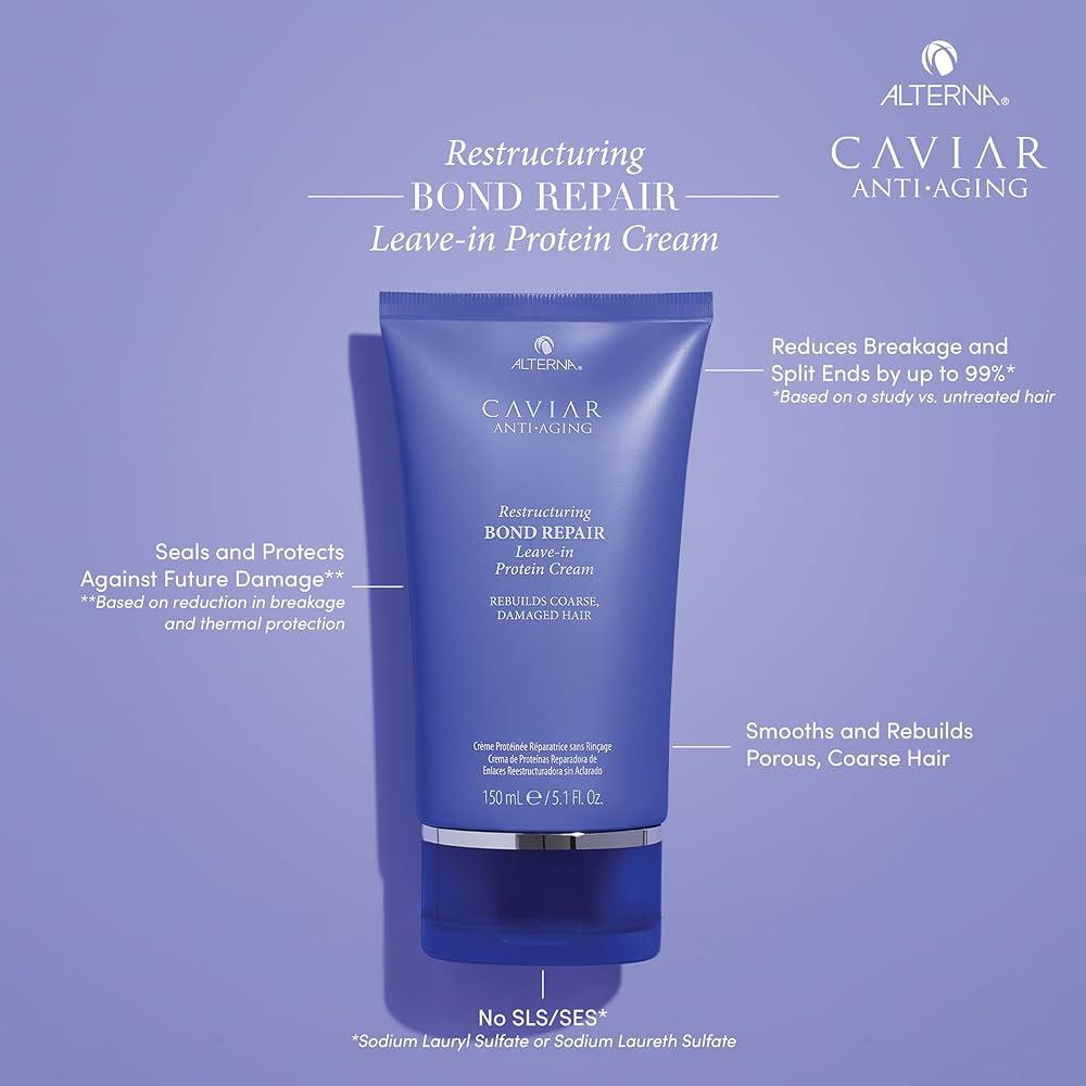 Alterna Caviar Restructuring Bond Repair Leave-in Protein Cream 5.1 oz