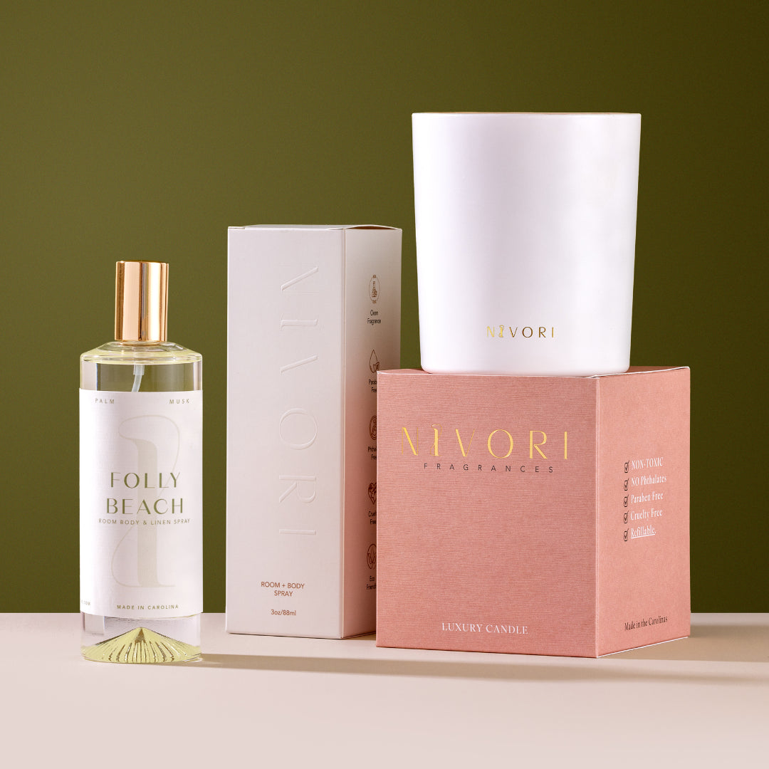 Folly Beach - Room Spray & Candle Bundle