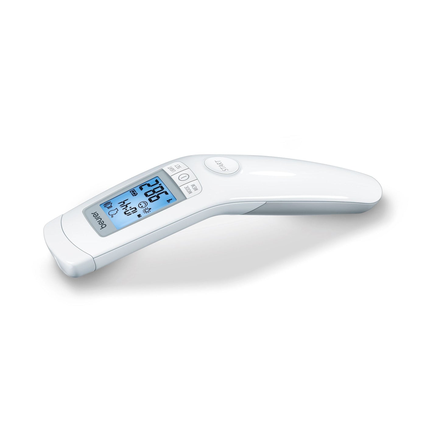 Beurer Bluetooth Non-Contact Infrared Thermometer XL Illuminated Display 60 Memory Spaces FT95