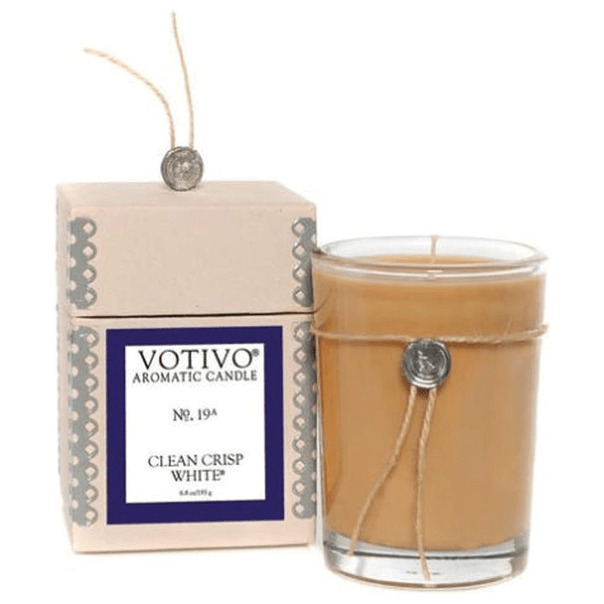 Votivo Aromatic Candle Clean Crisp White 6.8oz