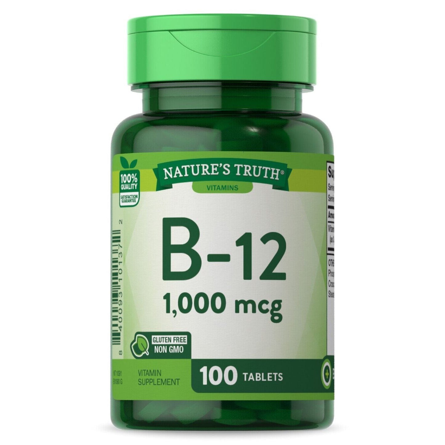 Nature's Truth B 12 Vitamin 1000 Mcg Tablets
