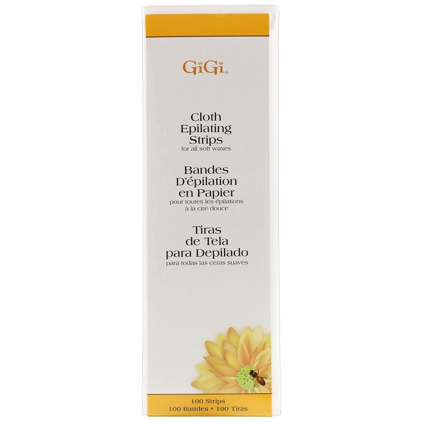 Gigi Large Cloth Epilating Strips 100 Pack
