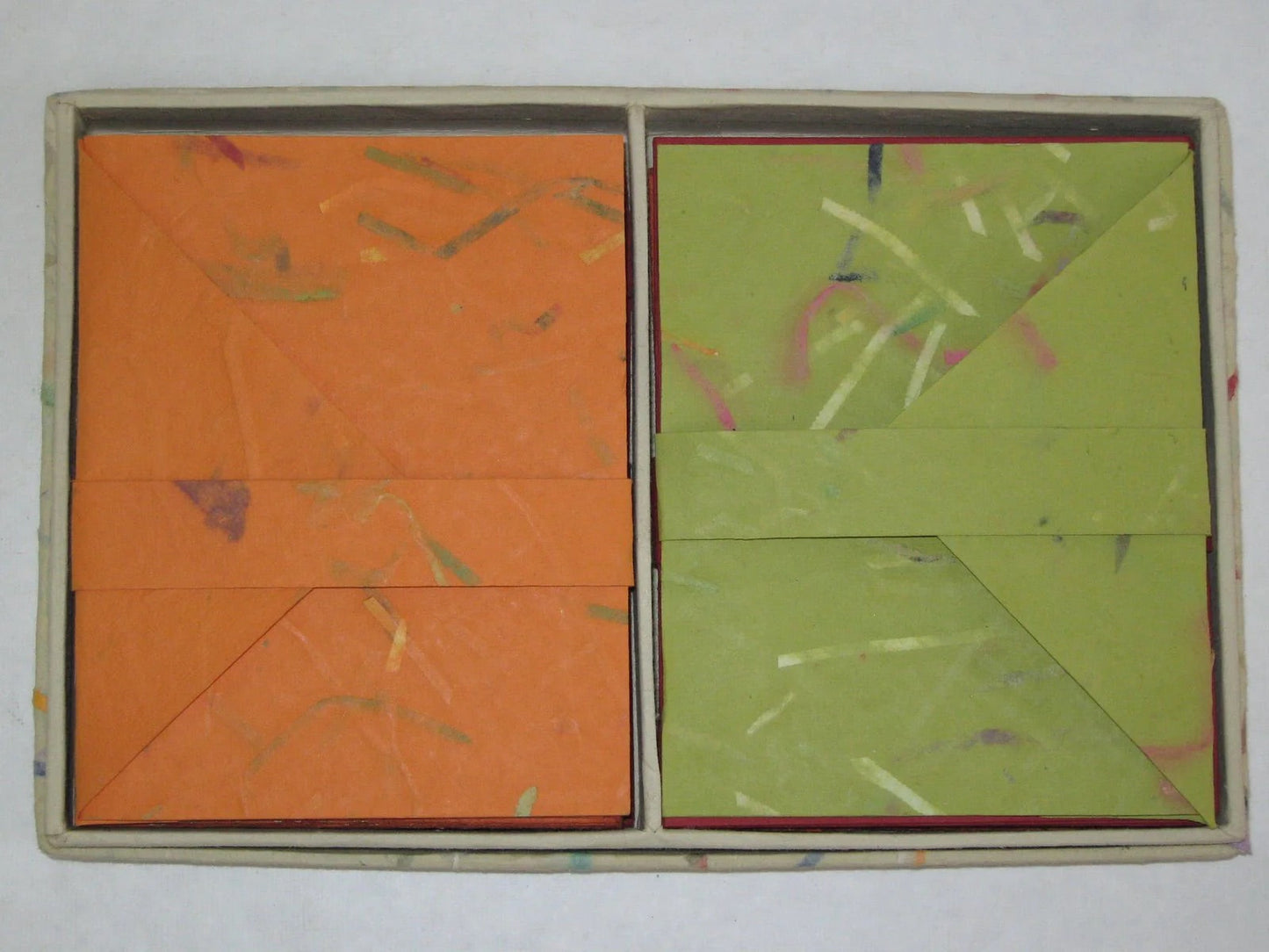 DIFFERENT STROKES Boxed Notecards with Envelopes – Set of 16. Recycled Cotton Paper – Fair Trade – Artisan Made