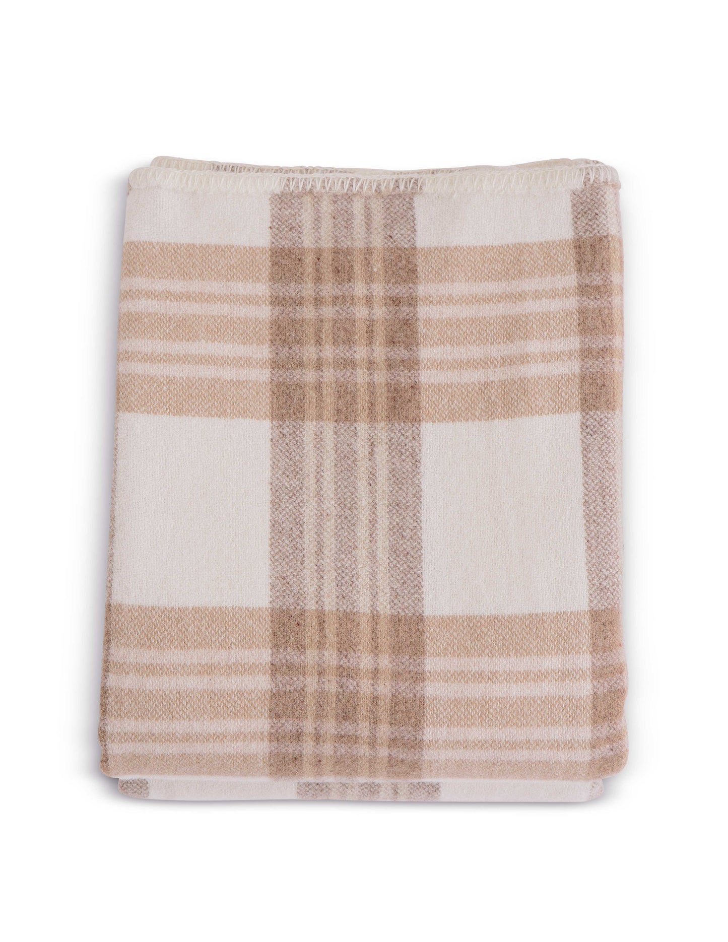 Plaid Merino Wool Blankets